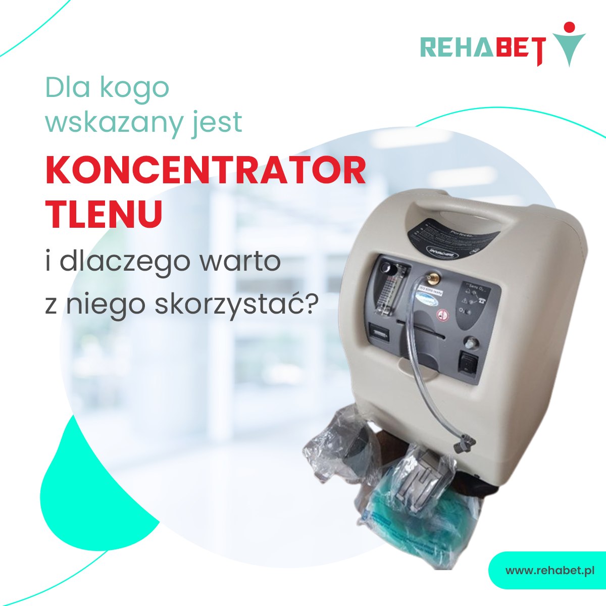 Obraz wyróżniający wpis: Tlenoterapia domowa – co to jest? Na co pomaga? Jak przeprowadzać?